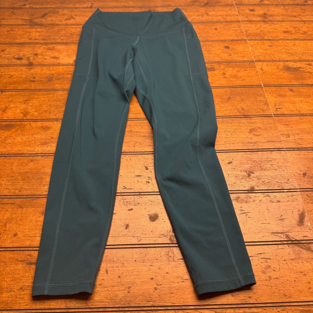 Colorful Koala Teal High Waist Leggings Activewear Workout‎ Athleisure Size M